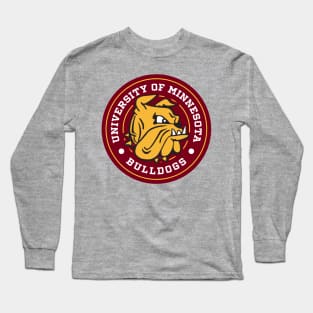 Bulldogs - Circle Design Long Sleeve T-Shirt